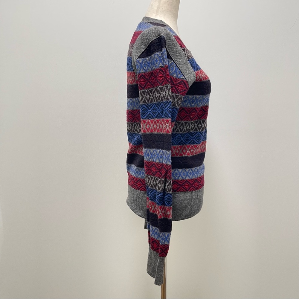 White Mountaineering AW 2012-2013 Award Tour V-Neck Blue Sweater Size 0 Small - Picture 8 of 14